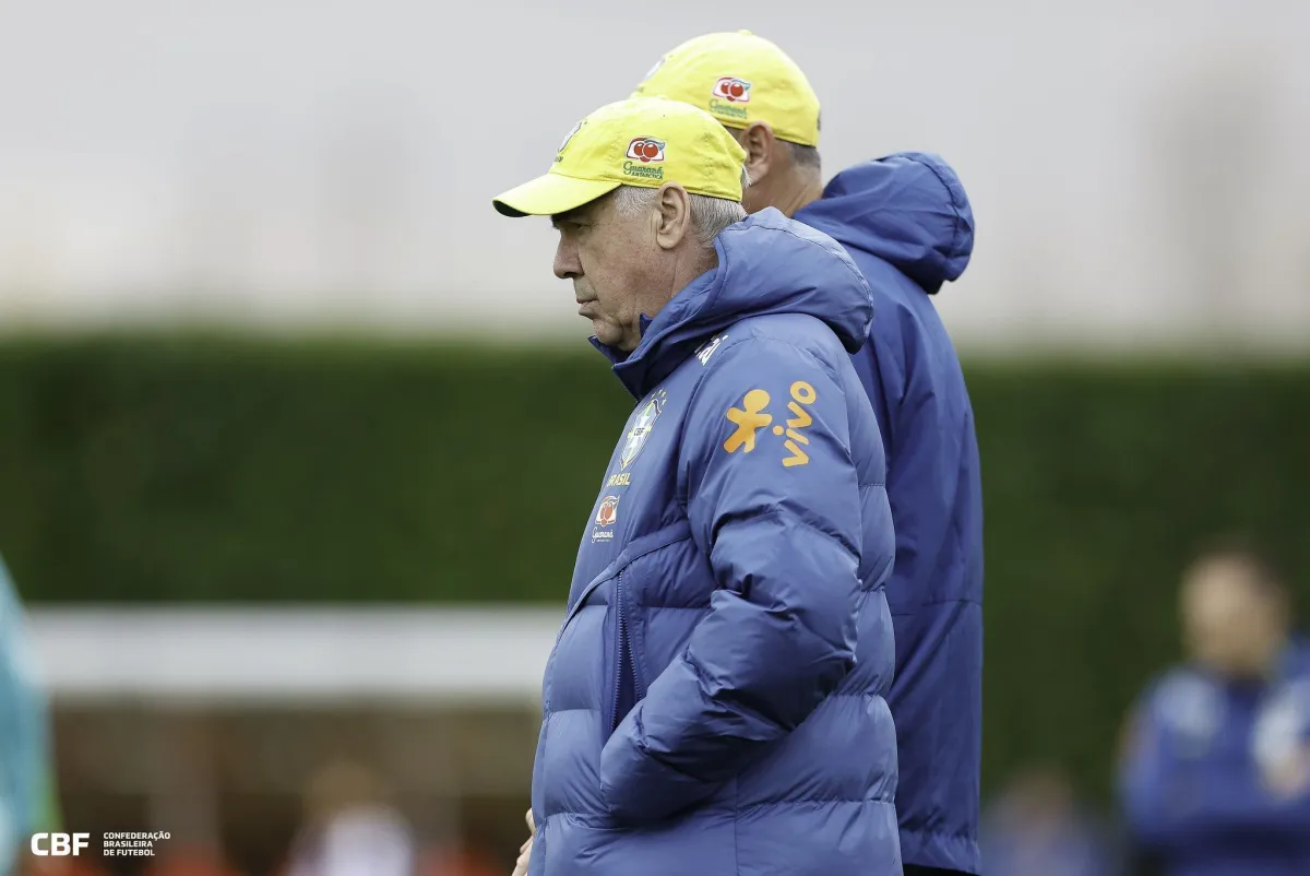 Ancelotti repetirá esquema de goleada; veja provável escalação da Seleção