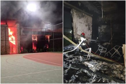 Churrasqueira a gás explode em prédio e deixa 4 feridos em MT