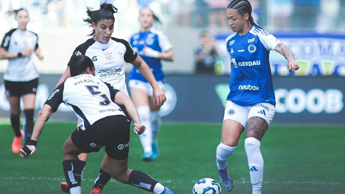 Em igualdade, Corinthians e Cruzeiro fazem final do Brasileirão Feminino