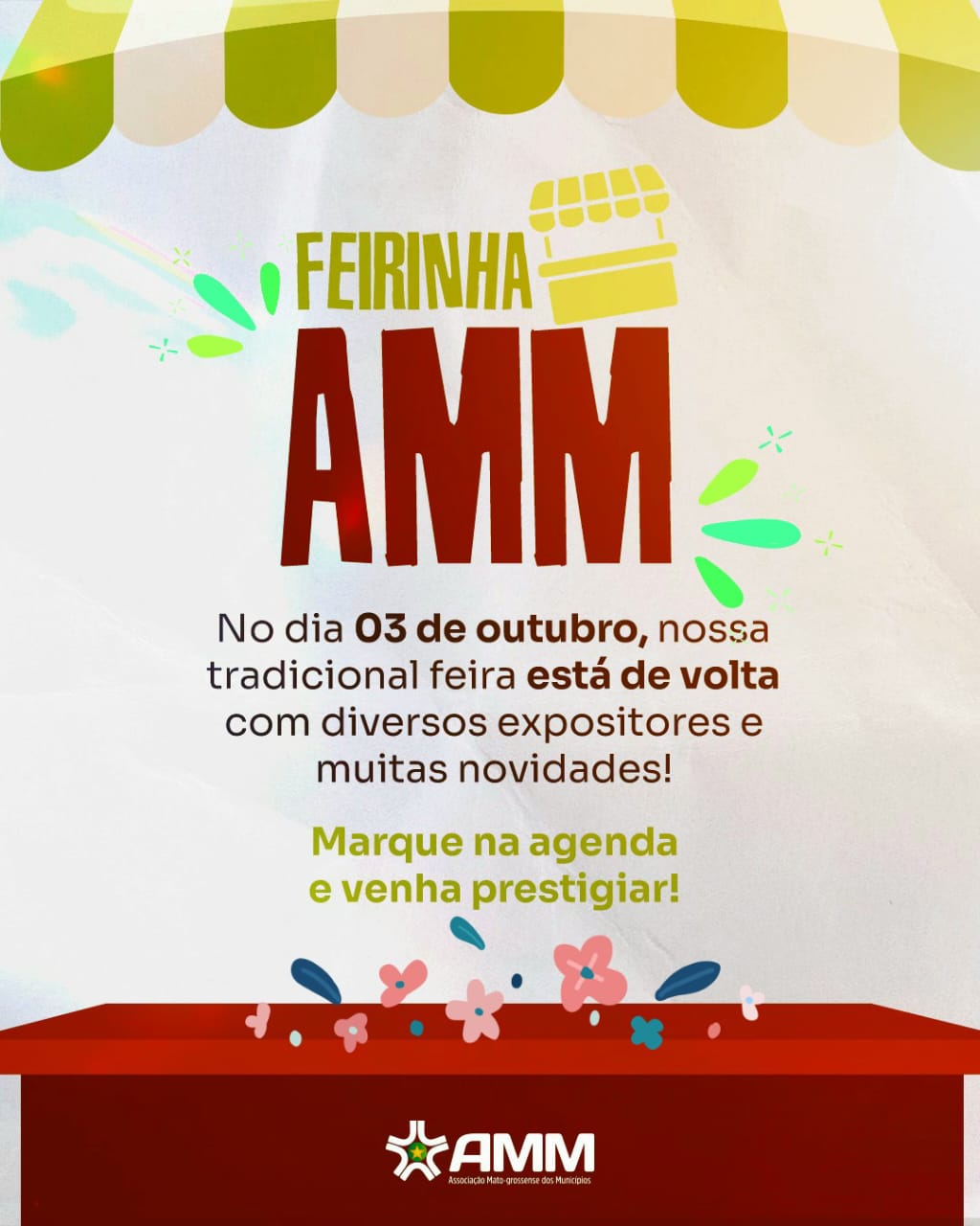 Feira da AMM retorna com variedade de produtos e 17 expositores