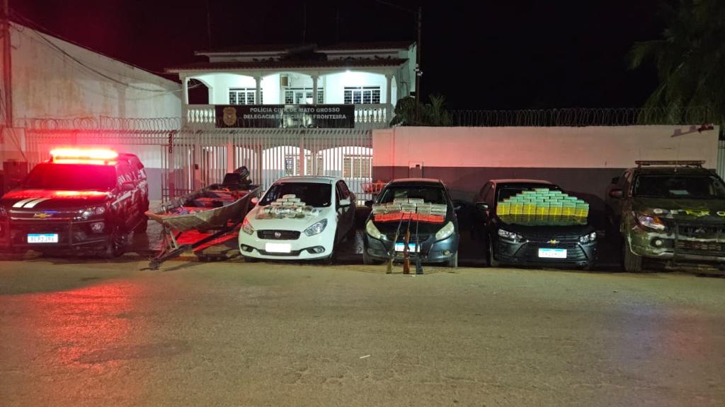 Forças de segurança apreendem 103 quilos de drogas e causam prejuízo de R$ 1,5 milhão às facções criminosas