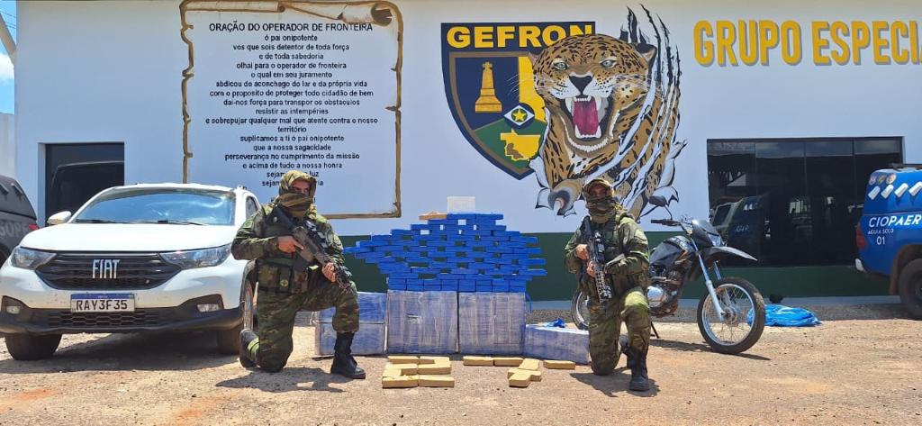  Forças de segurança apreendem mais de 200 kg de cocaína e geram prejuízo de R$ 5 milhões às facções criminosas