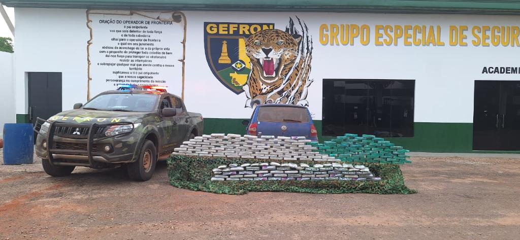 Gefron apreende 200 quilos de drogas e dá prejuízo de R$ 1,5 milhão às facções criminosas
