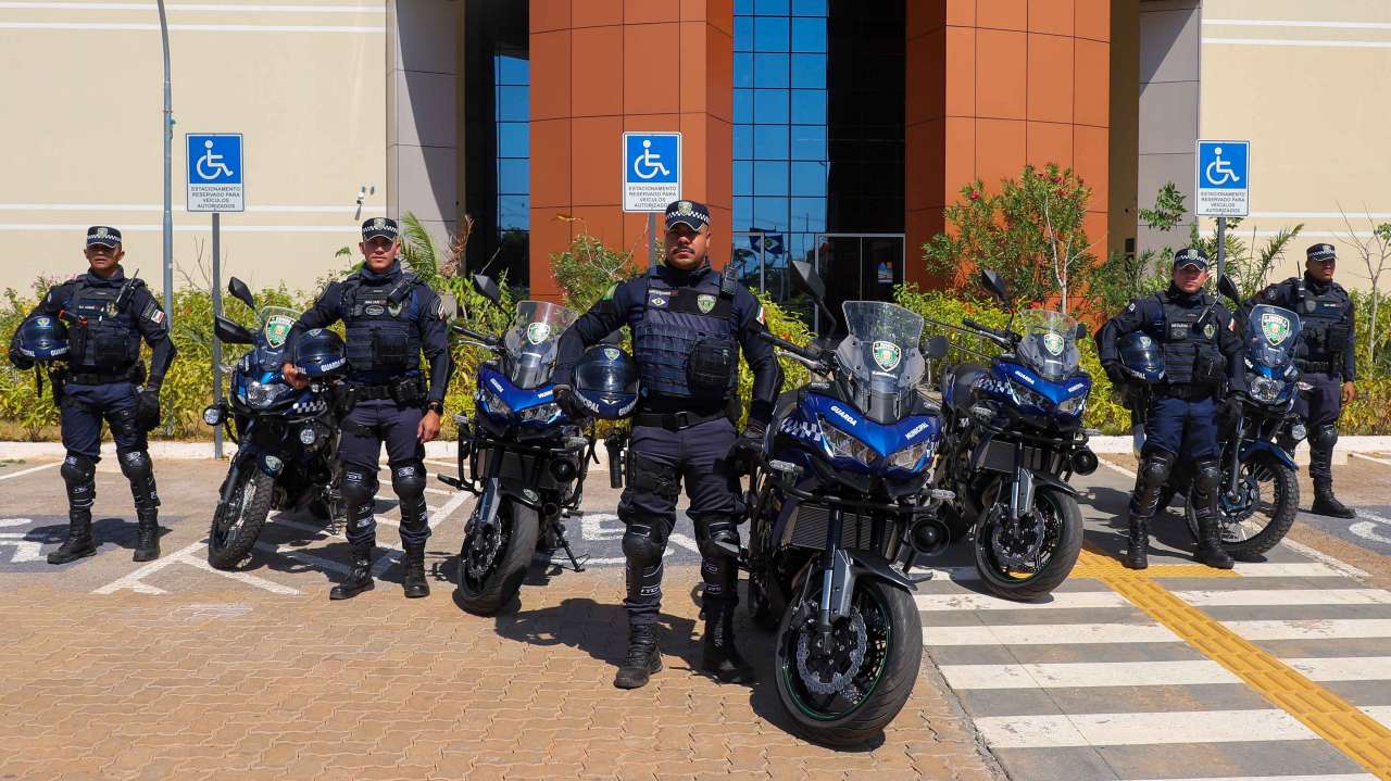 Guarda Municipal recebe seis motocicletas por meio de parceria com MPE e Conseg