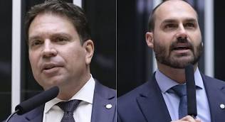 Hugo Motta declara perda de mandato de Eduardo Bolsonaro e Ramagem