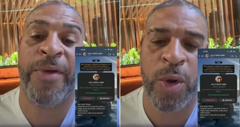  Mãe de Adriano Imperador é roubada; ex-jogador faz ameaça forte a golpista