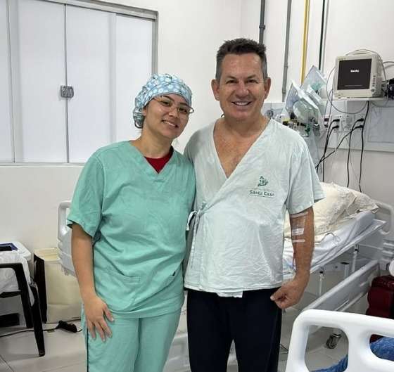 Mauro recebe alta hospitalar e seguirá em repouso, exercendo função em home office