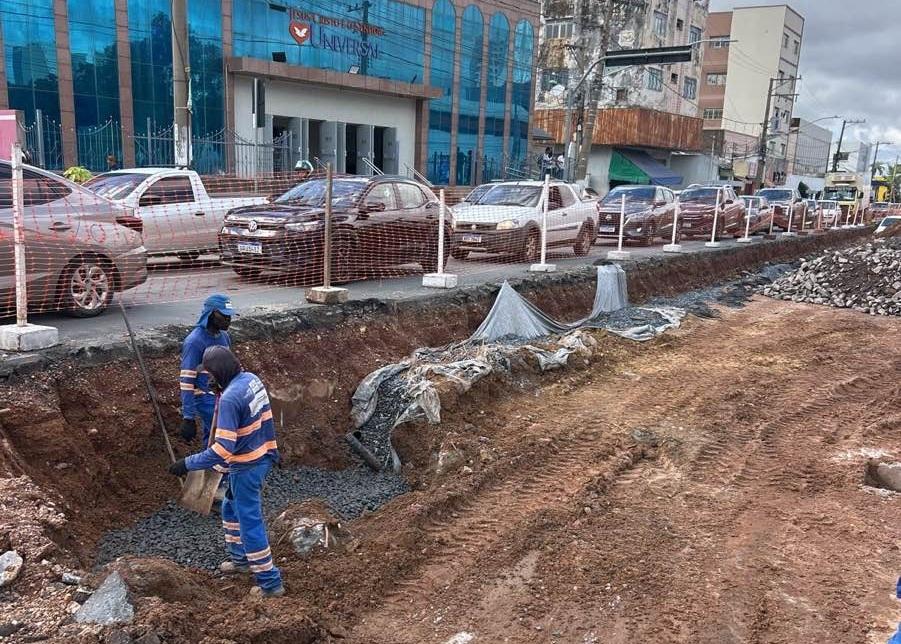  Obras na Prainha avançam e trecho atual deve ser concluído na próxima semana
