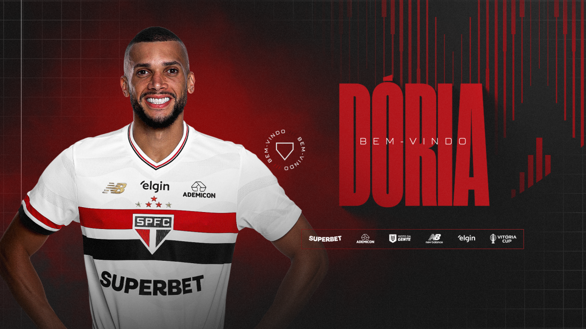  São Paulo anuncia a contratação do zagueiro Dória; veja detalhes