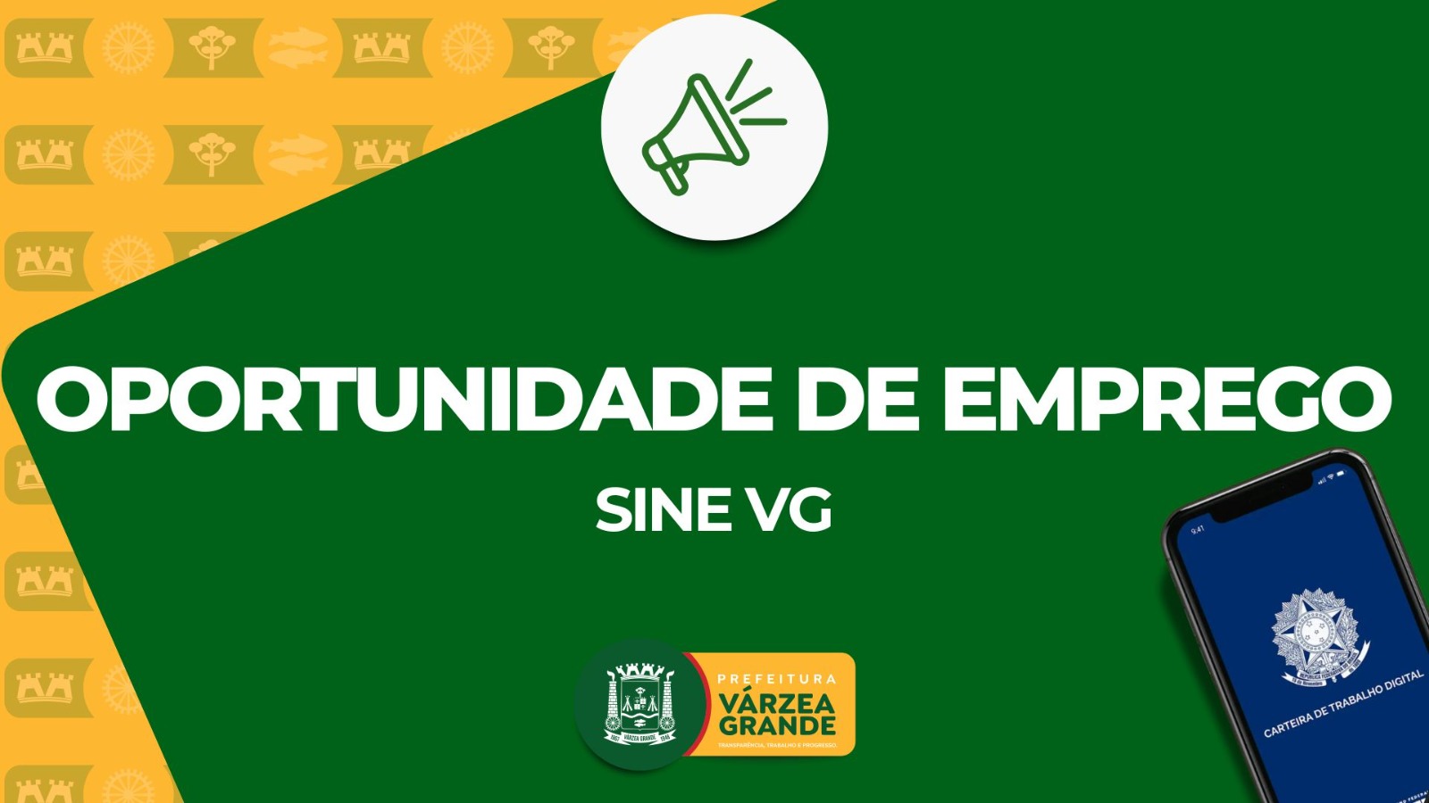Sine de Várzea Grande está com 628 vagas com carteira assinada
