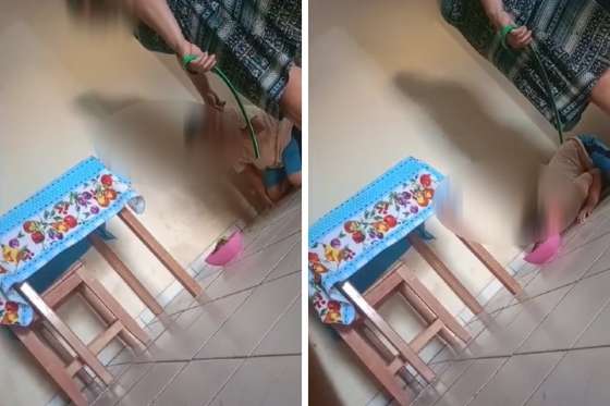 Vídeo mostra crianças sendo tratadas como cães; TJ mantém esposa do avô presa